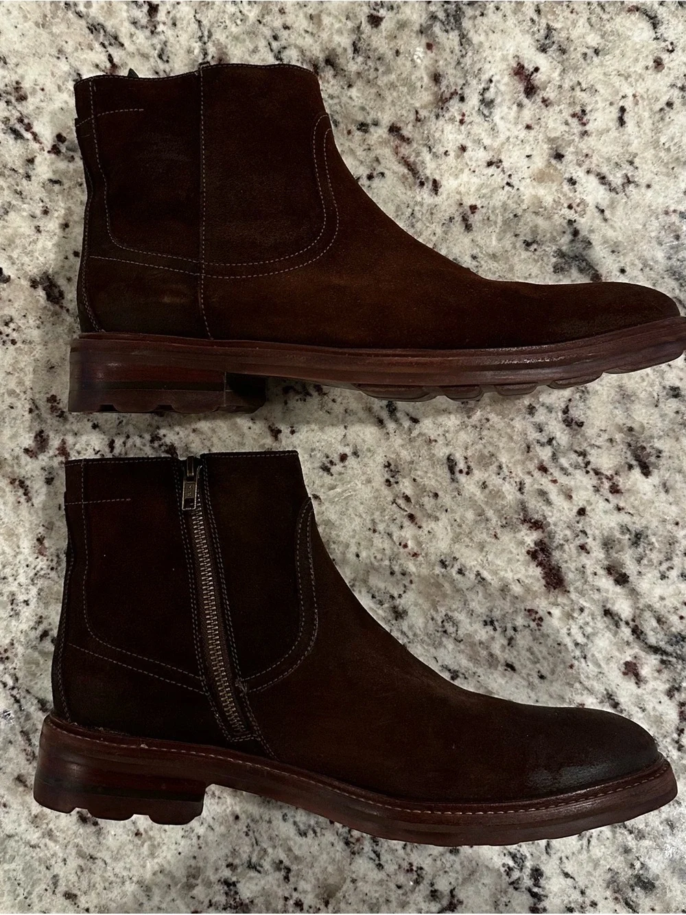 Johnston & Murphy Men's Barrett Zip Boots Size 10.5